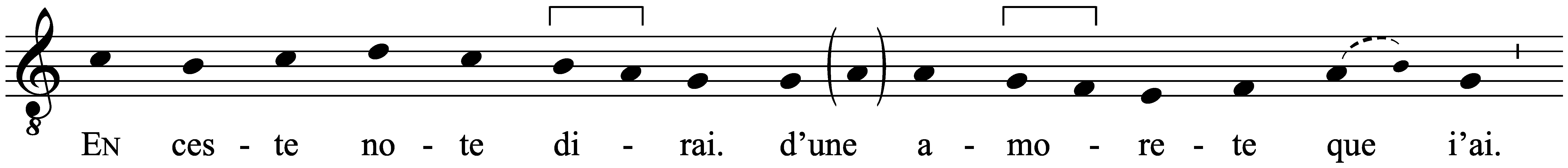 Work musical notation